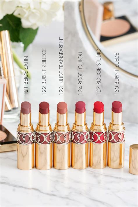 ysl set lipstick volupte|ysl rouge volupte shine 122.